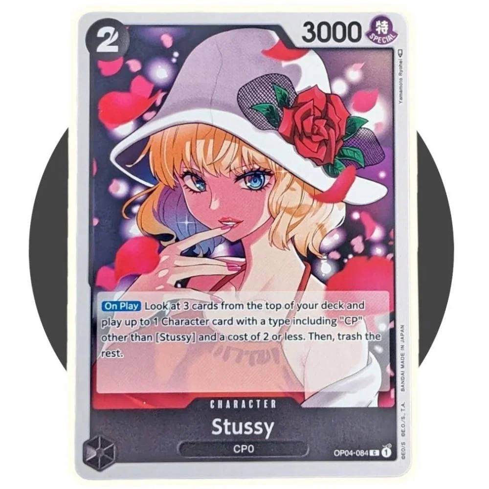 Kingdoms of Intrigue One Piece Card Game (C119): Stussy OP04-084 - Picture 1 of 2